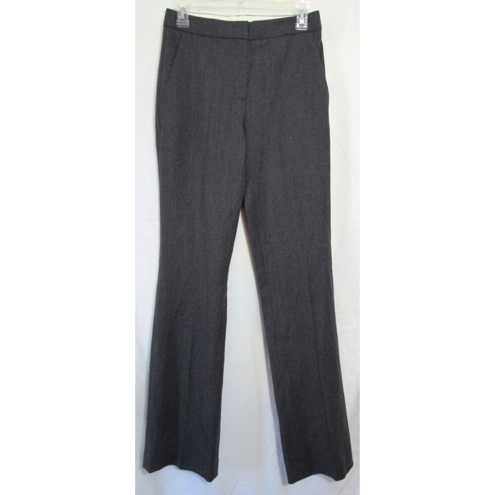 ODEEH Gray Virgin Wool Mid Rise Womens Dress Pants Size 34 NWT